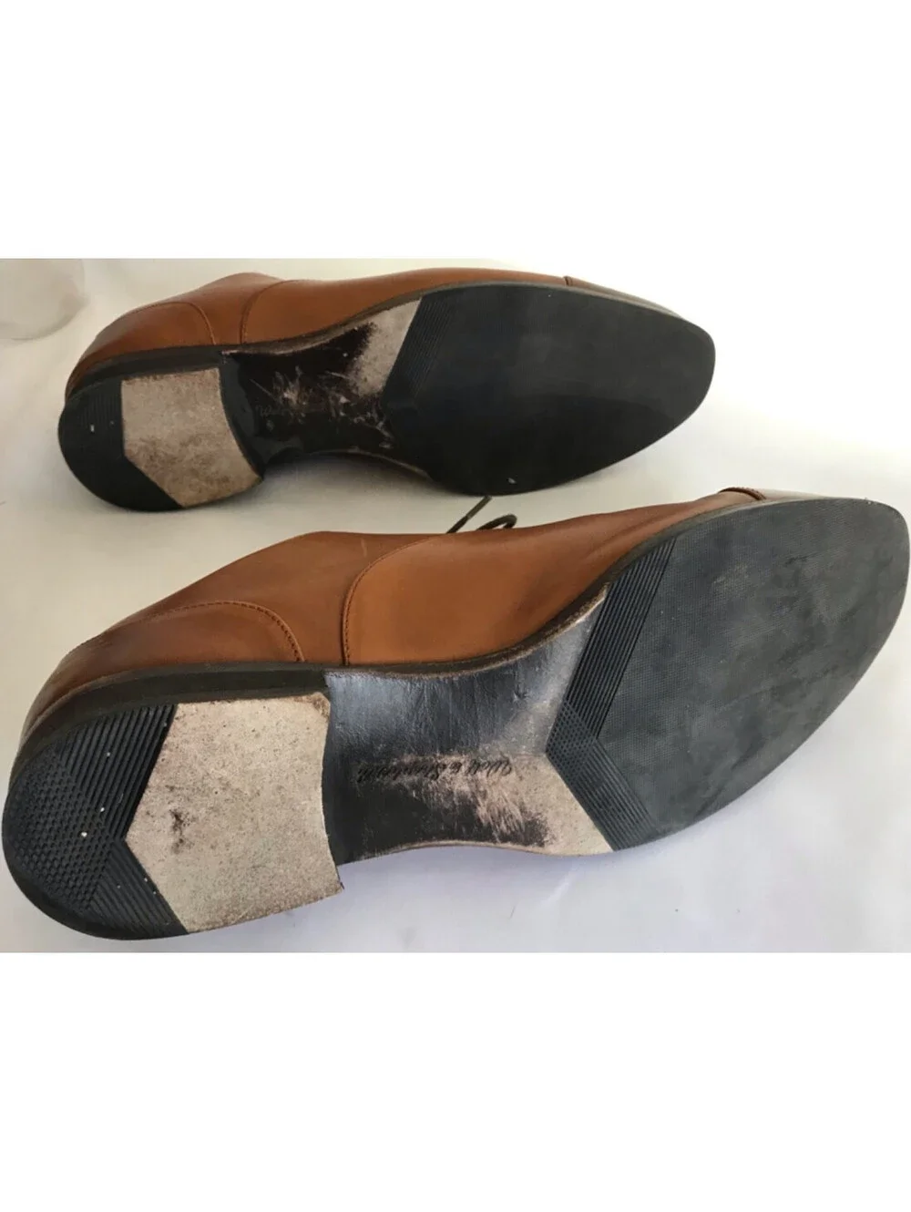 Wolf & Shepherd Oxford Closer Cap Toe Maple Tan Calfskin Shoes, US 11 Portugal
